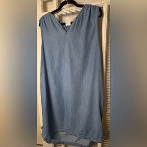 Blue Denim Tank Dress- Size 16/18